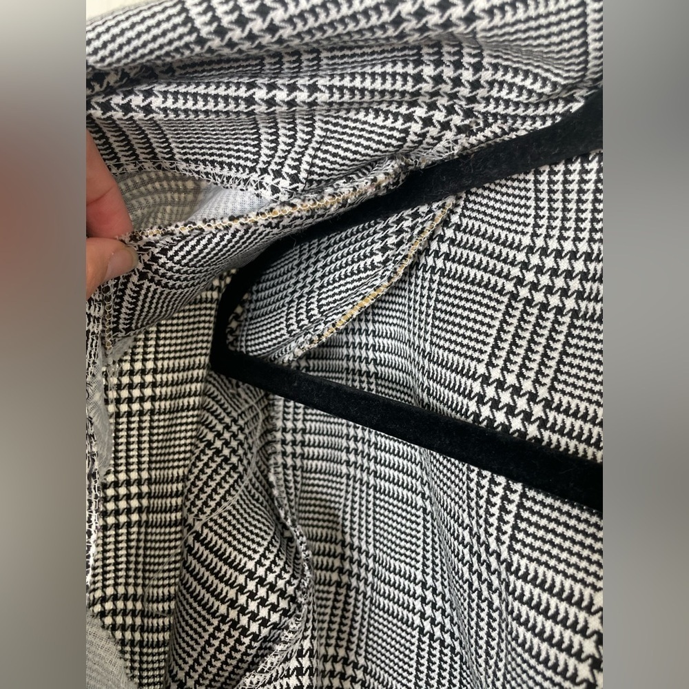 Vintage Positive Influence Cropped houndstooth Blazer Jacket Double Breasted - Picture 8 of 11
